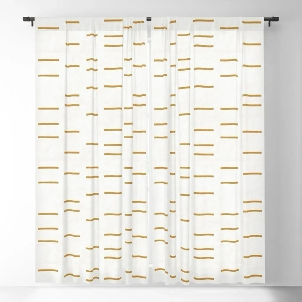 OCHRE LINE Curtain; 50